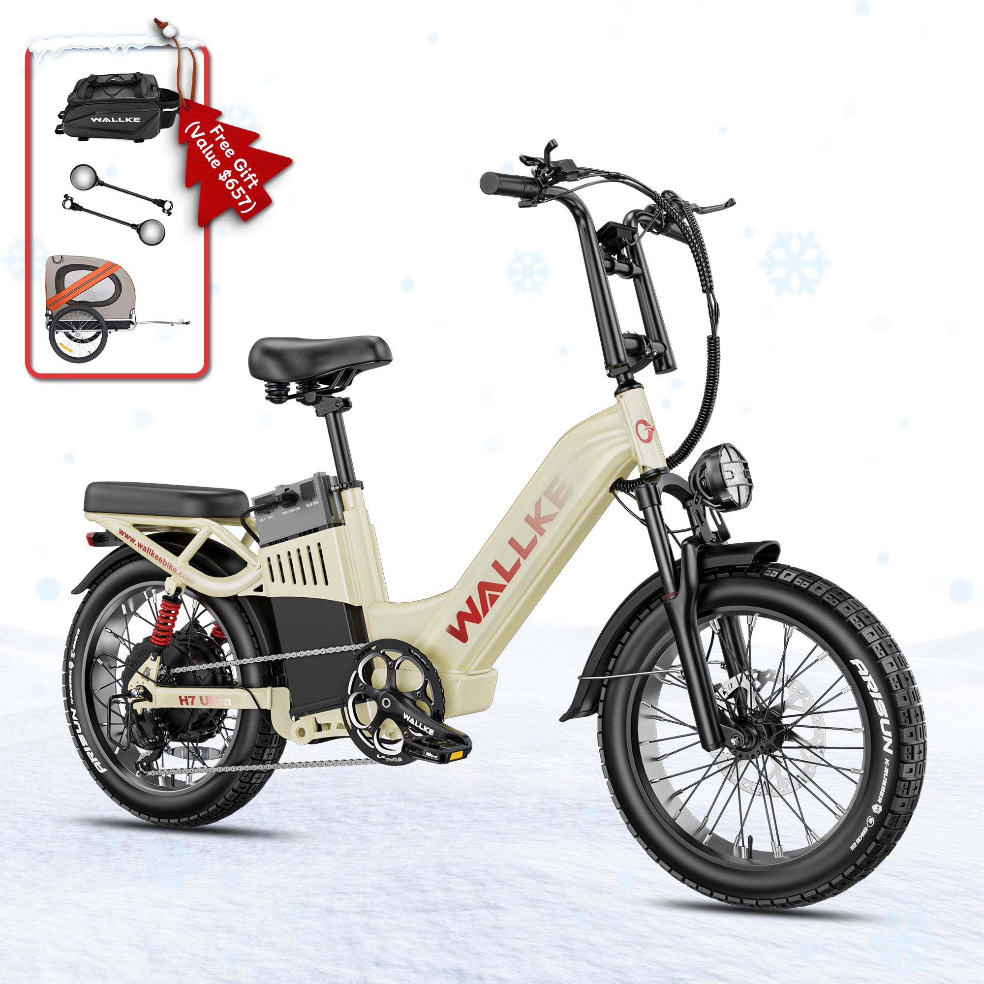 2026 WALLKE H7 Ultra Step-Thru |  Off-grid PowerStorage E-Bike