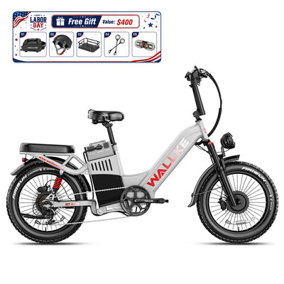 2026 WALLKE H7 Ultra Step-Thru | Off-Grid Power Station E-Bike with Torque Sensor, 37mph Speed