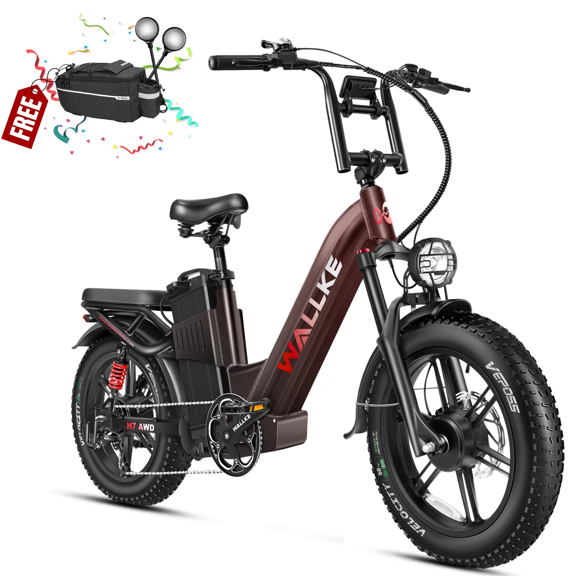 2025 Wallke H7 Step-Thru | 3200W Ebike 40/60Ah Battery
