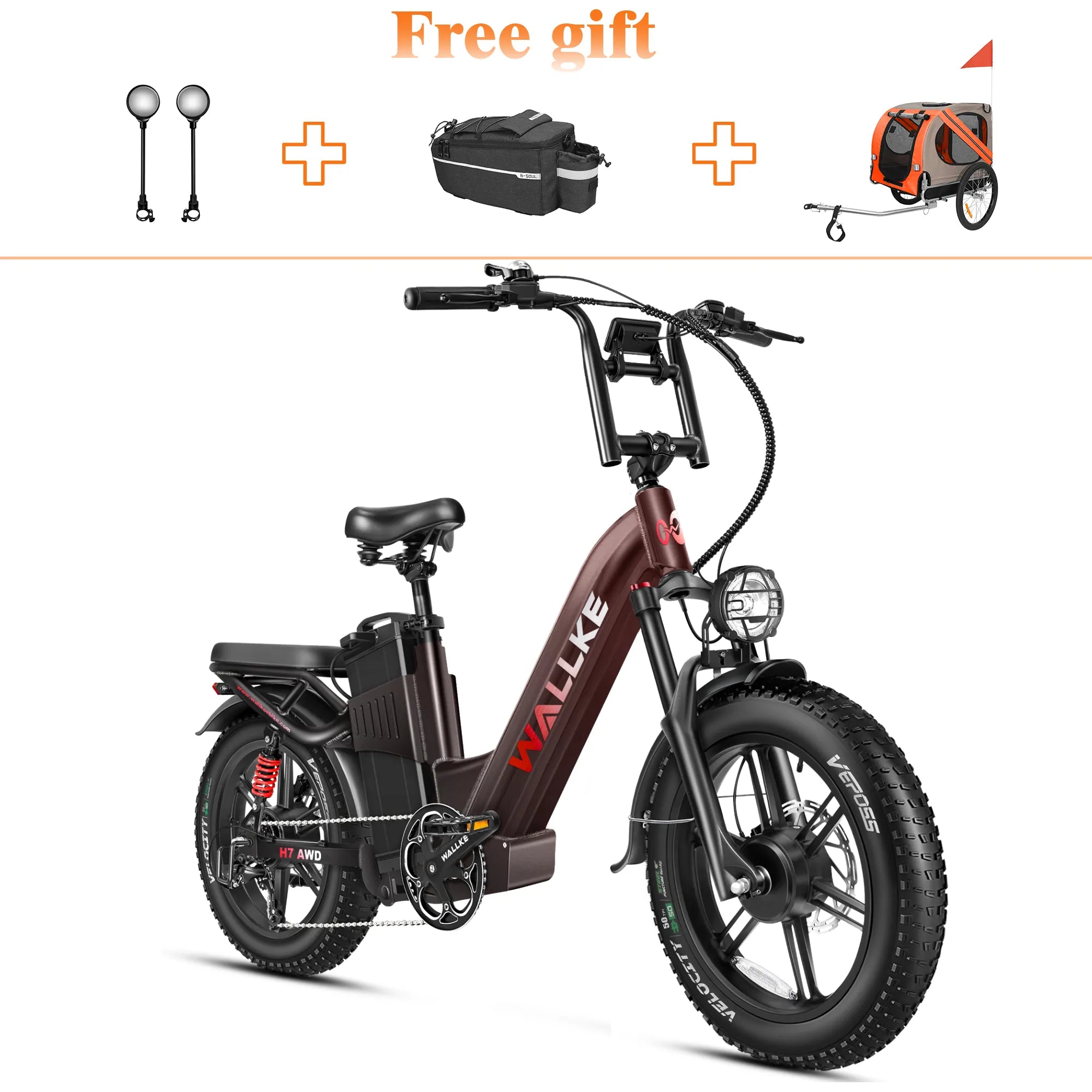 2025 Wallke H7 Step-Thru | 3200W Ebike 40/60Ah Battery