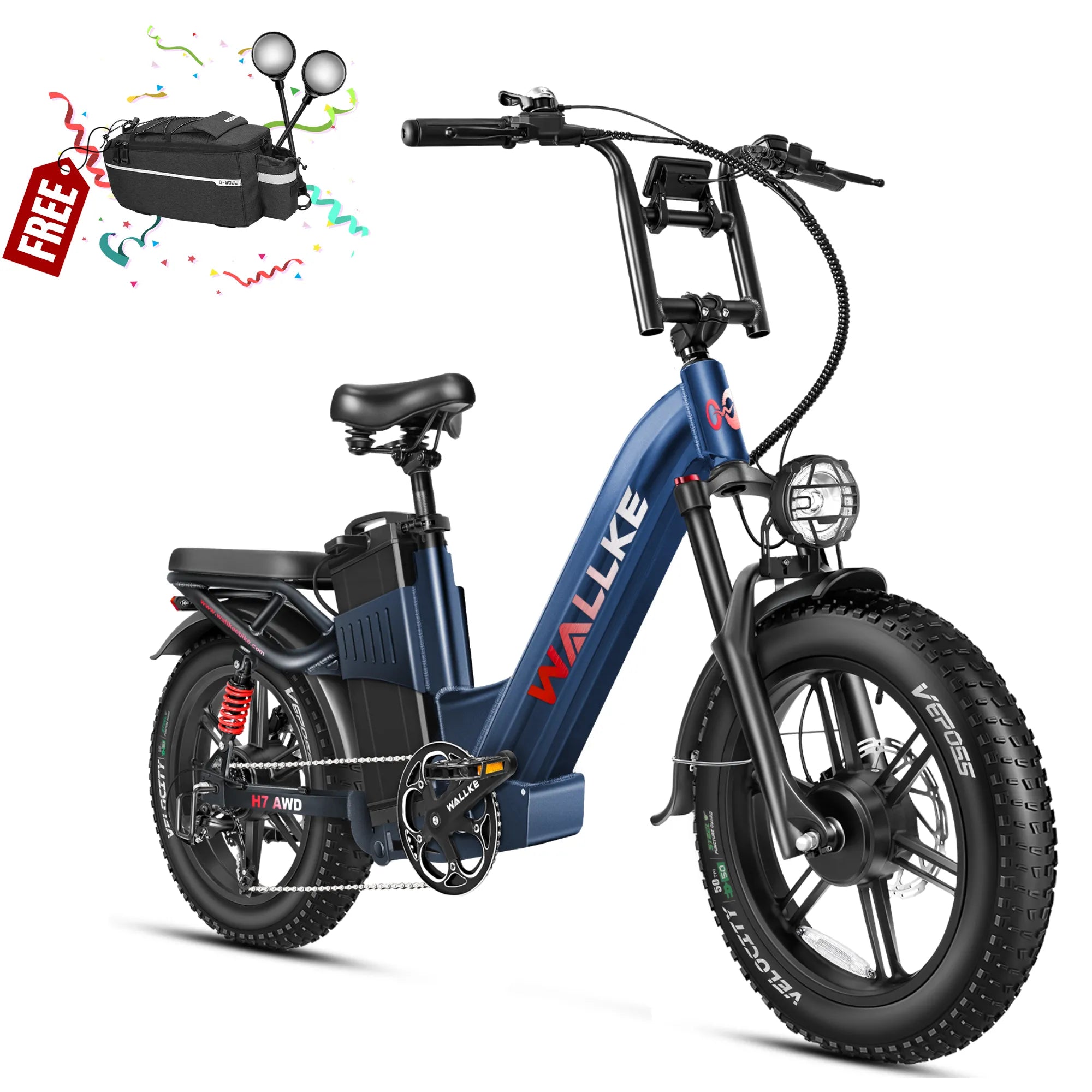 2025 Wallke H7 Step-Thru | 3200W Ebike 40/60Ah Battery