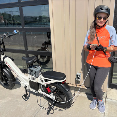 2026 WALLKE H7 Ultra Step-Thru | 4000W Off-Grid Power Station E-Bike with Torque Sensor, 37mph Speed
