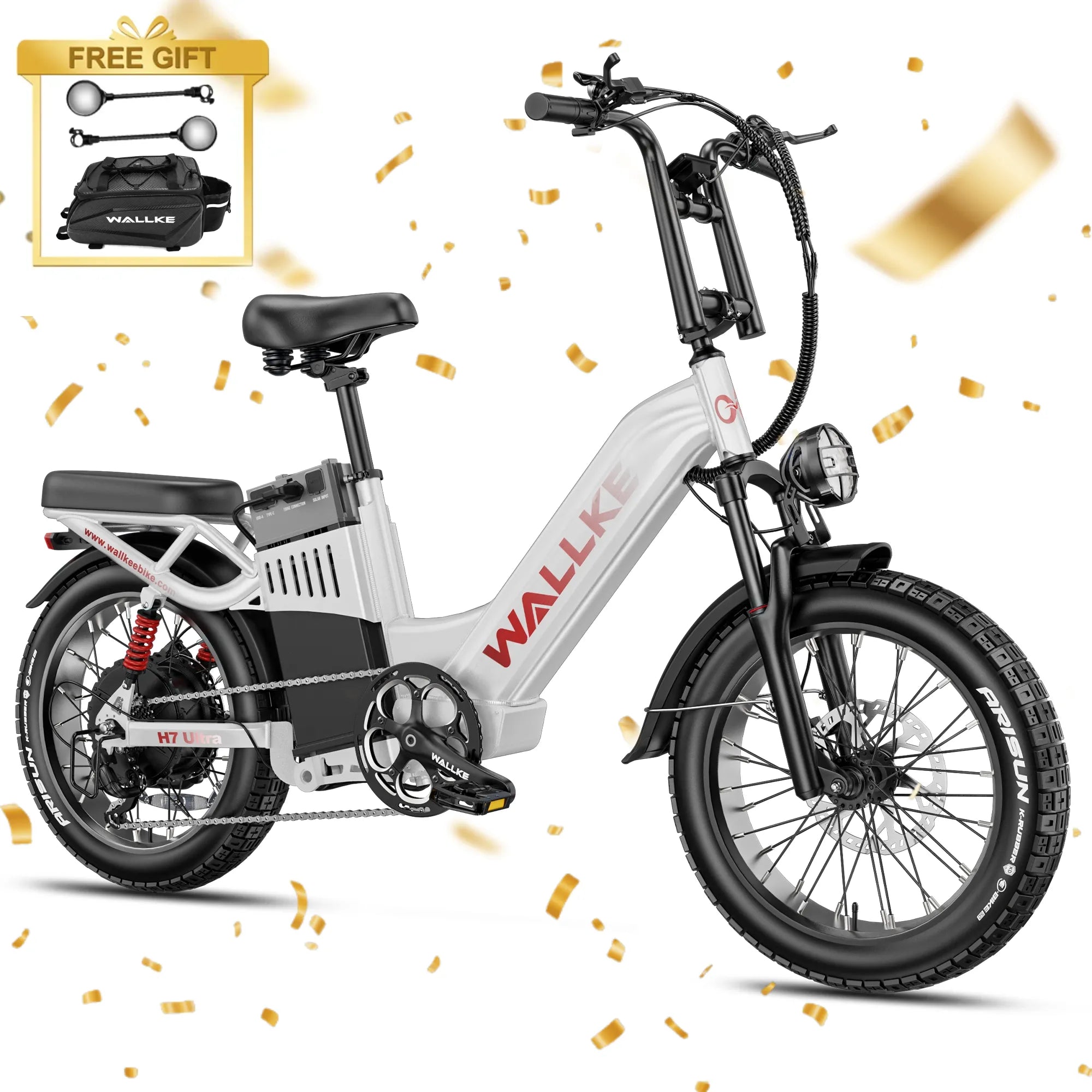 WALLKE H7 Ultra Step-Thru |  Off-grid PowerStorage E-Bike