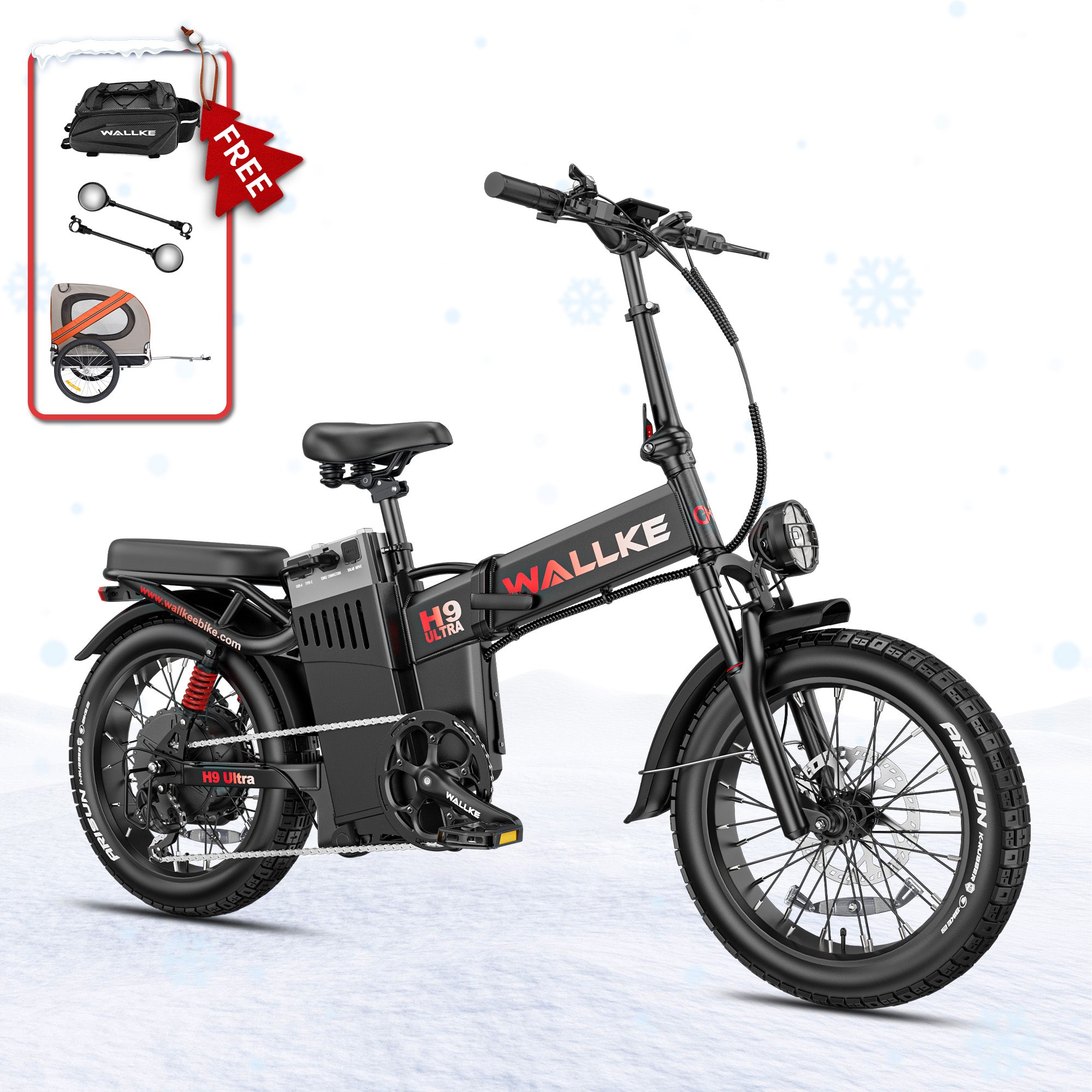 2026 WALLKE H9 Ultra Folding | Off-grid PowerStorage E-Bike