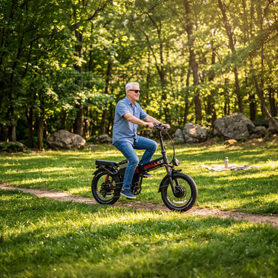 2027 WALLKE H9 Ultra AWD Folding | Off-Grid Power Station E-Bike with Torque Sensor, 37mph Speed, 55/77Ah Battery Options