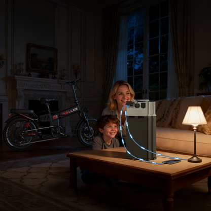 WALLKE H9 Ultra Folding | Off-grid PowerStorage E-Bike