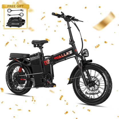 WALLKE H9 Ultra Folding | Off-grid PowerStorage E-Bike