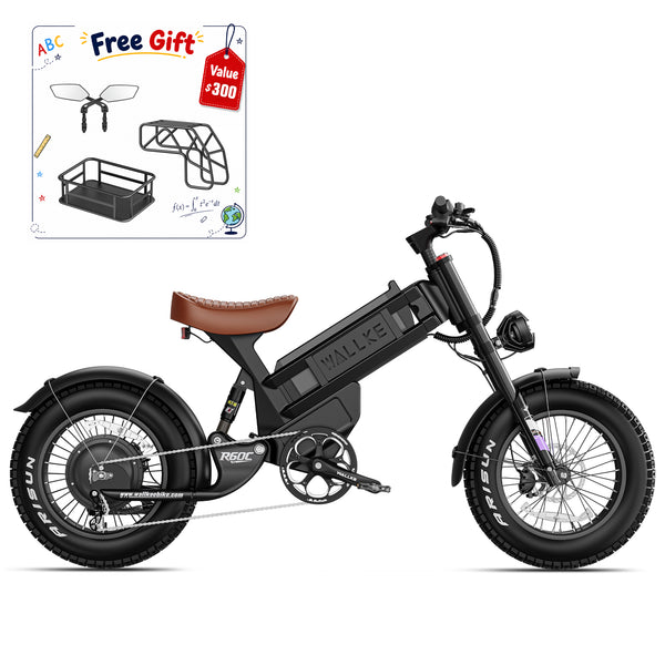 Série Wallke Ravager 60V 2026 | Vélo Électrique Longue Portée 60V 70Ah | Jusqu'à 180+ Miles | 150Nm de Couple