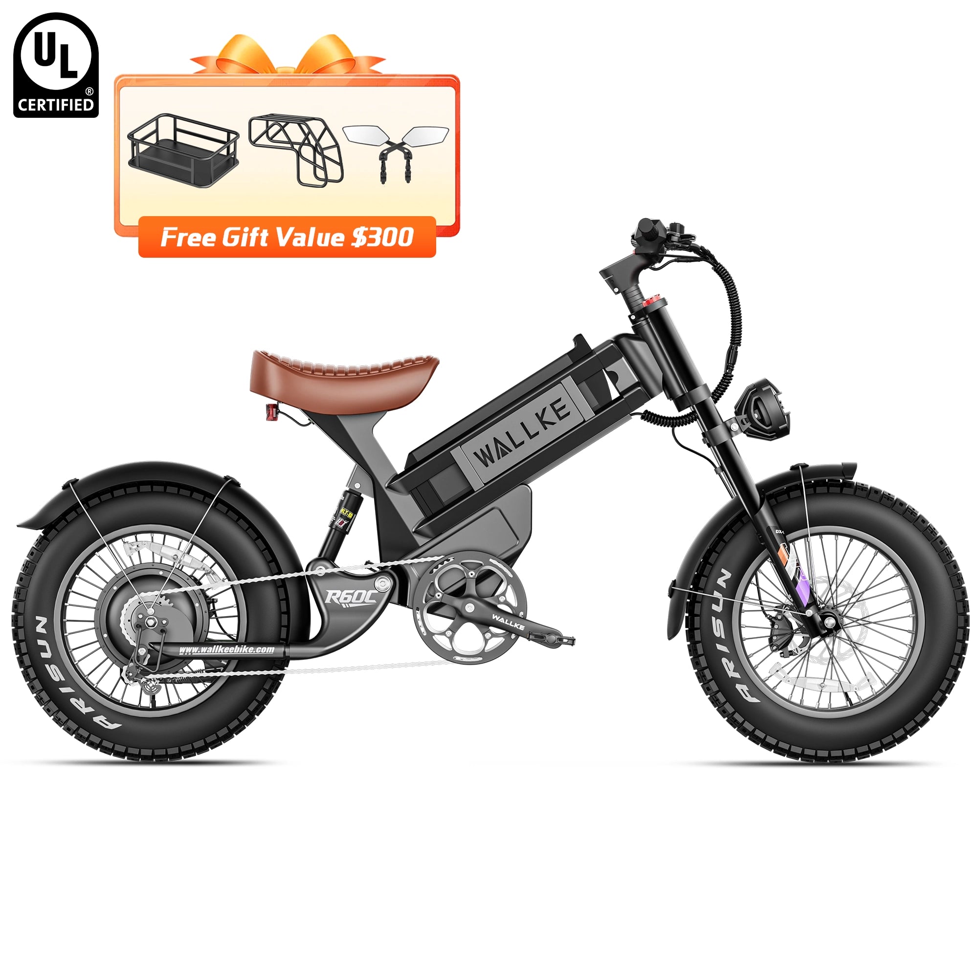 2026 Wallke Ravager 60V Series | 60V 70Ah Long-Range Electric Bike | Up to 180+ Miles | 150Nm Torque