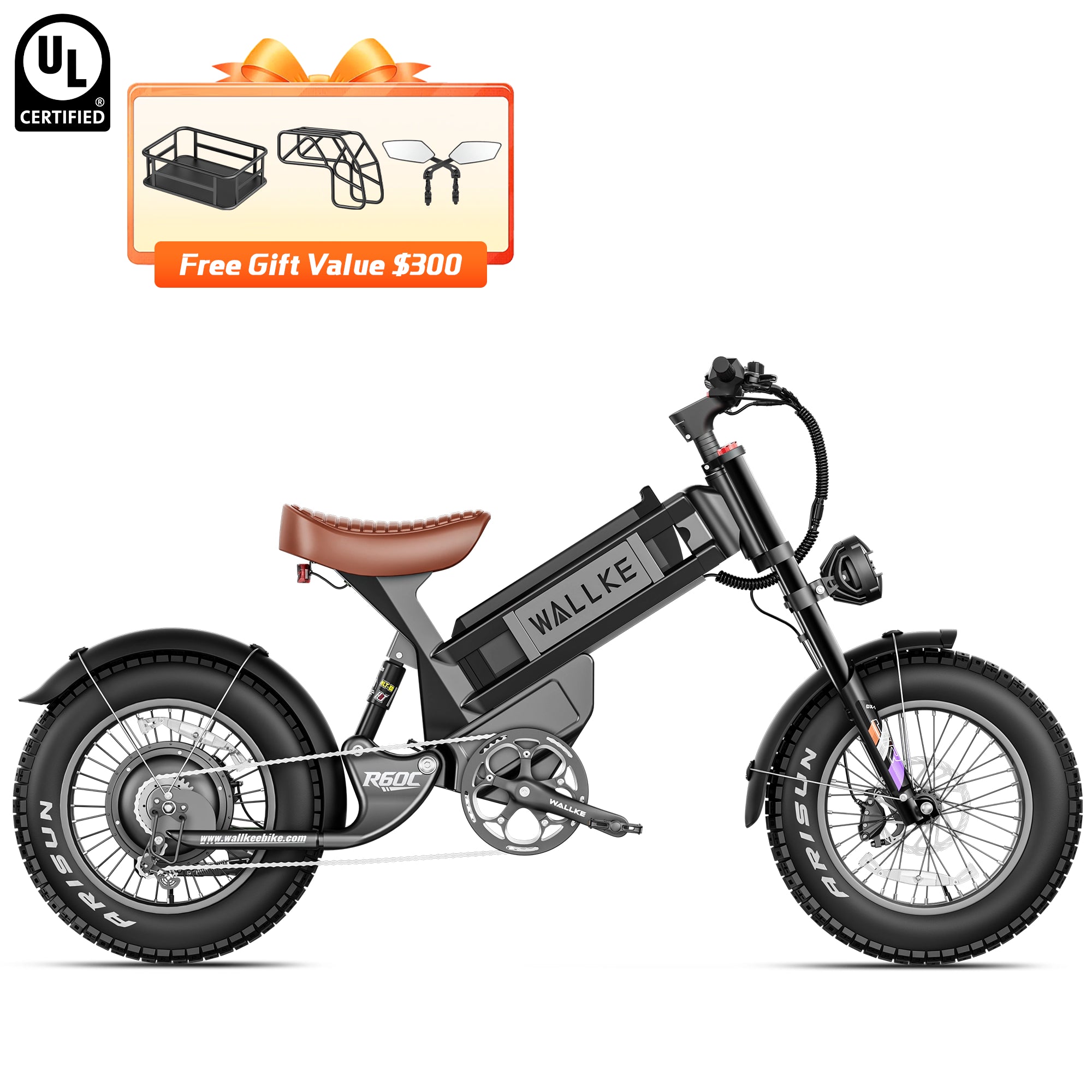 2026 Wallke Ravager 60V Series | 60V 70Ah Long-Range Electric Bike | Up to 180+ Miles | 150Nm Torque