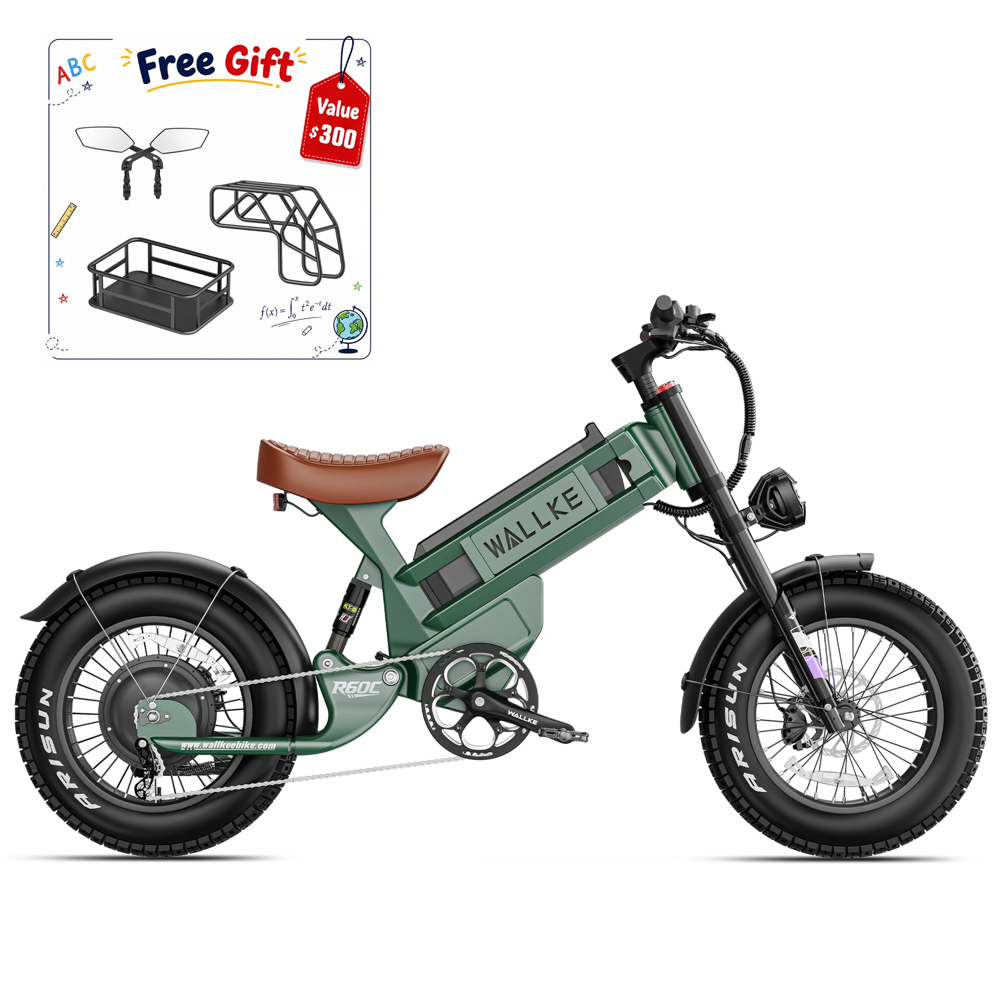2026 Wallke Ravager 60V Series | 60V 70Ah Long-Range Electric Bike | Up to 180+ Miles | 150Nm Torque