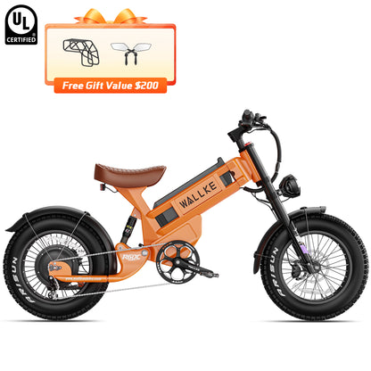 Série Wallke Ravager 60V 2026 | Vélo Électrique Longue Portée 60V 70Ah | Jusqu'à 180+ Miles | 150Nm de Couple