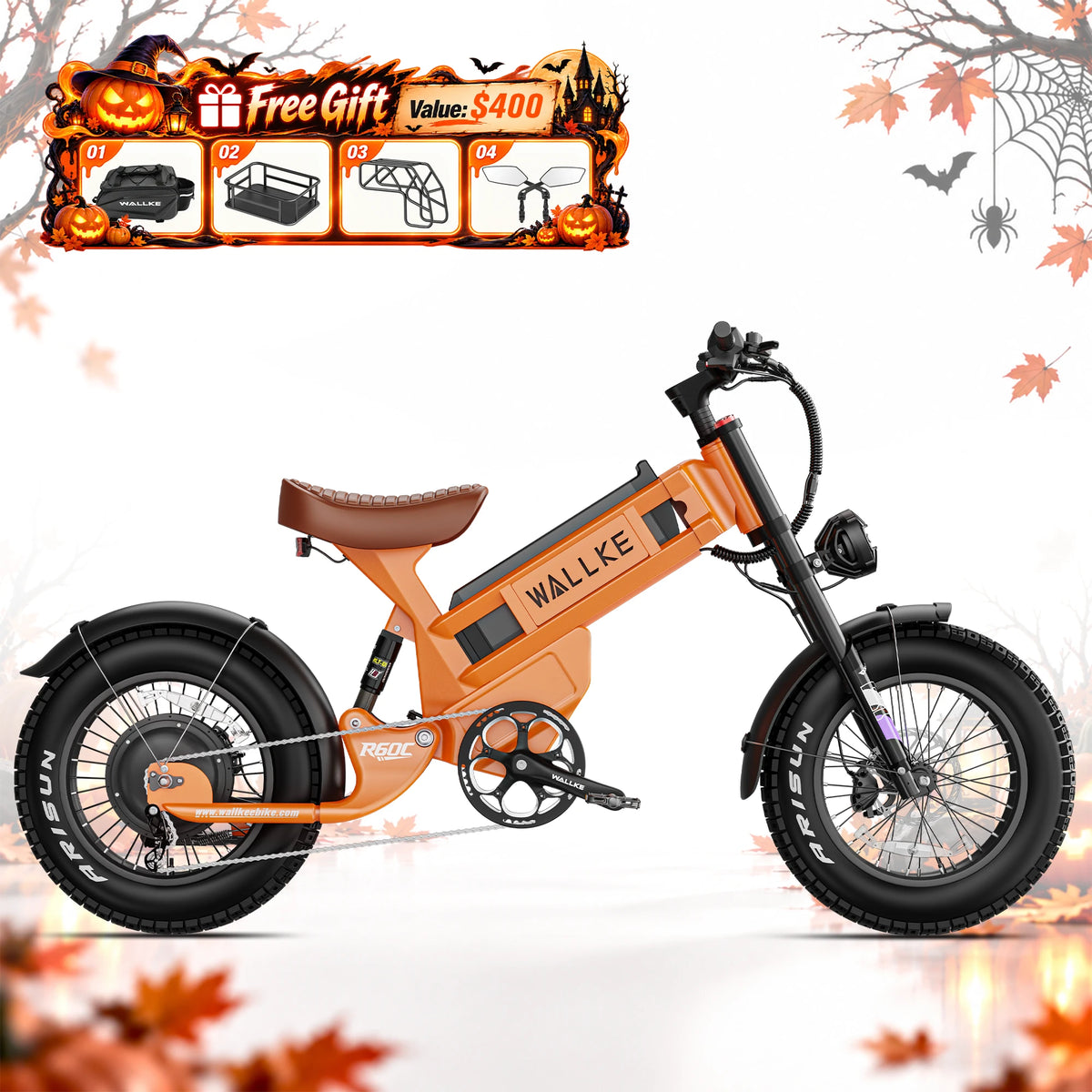 2026 Wallke Ravager 60V Series | 60V 70Ah Long-Range Electric Bike | Up to 180+ Miles | 150Nm Torque