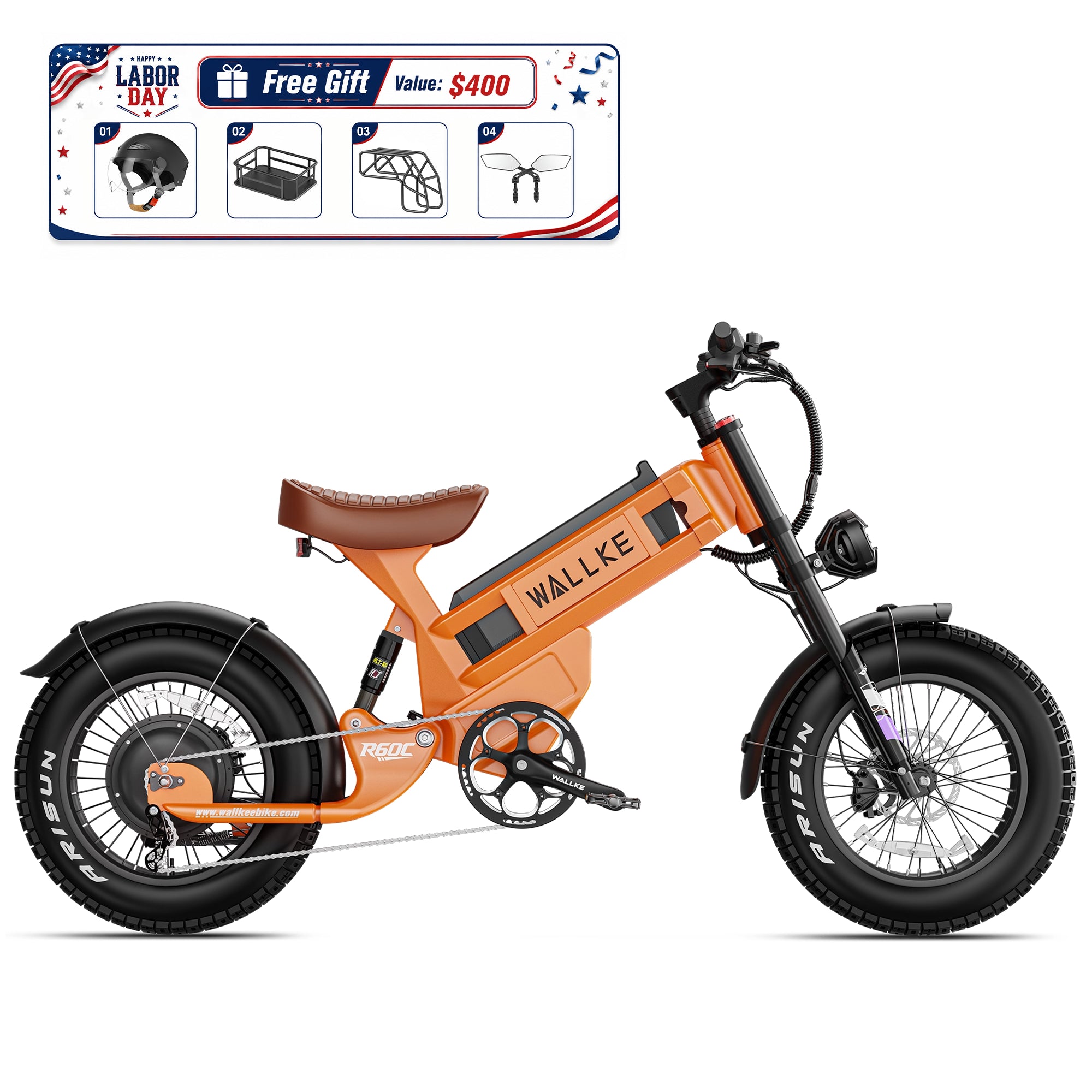 2026 Wallke Ravager 60V Series | 60V 70Ah Long-Range Electric Bike | Up to 180+ Miles | 150Nm Torque