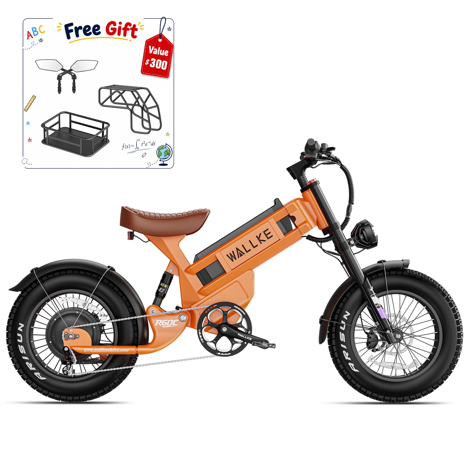 2026 Wallke Ravager 60V Series | 60V 70Ah Long-Range Electric Bike | Up to 180+ Miles | 150Nm Torque