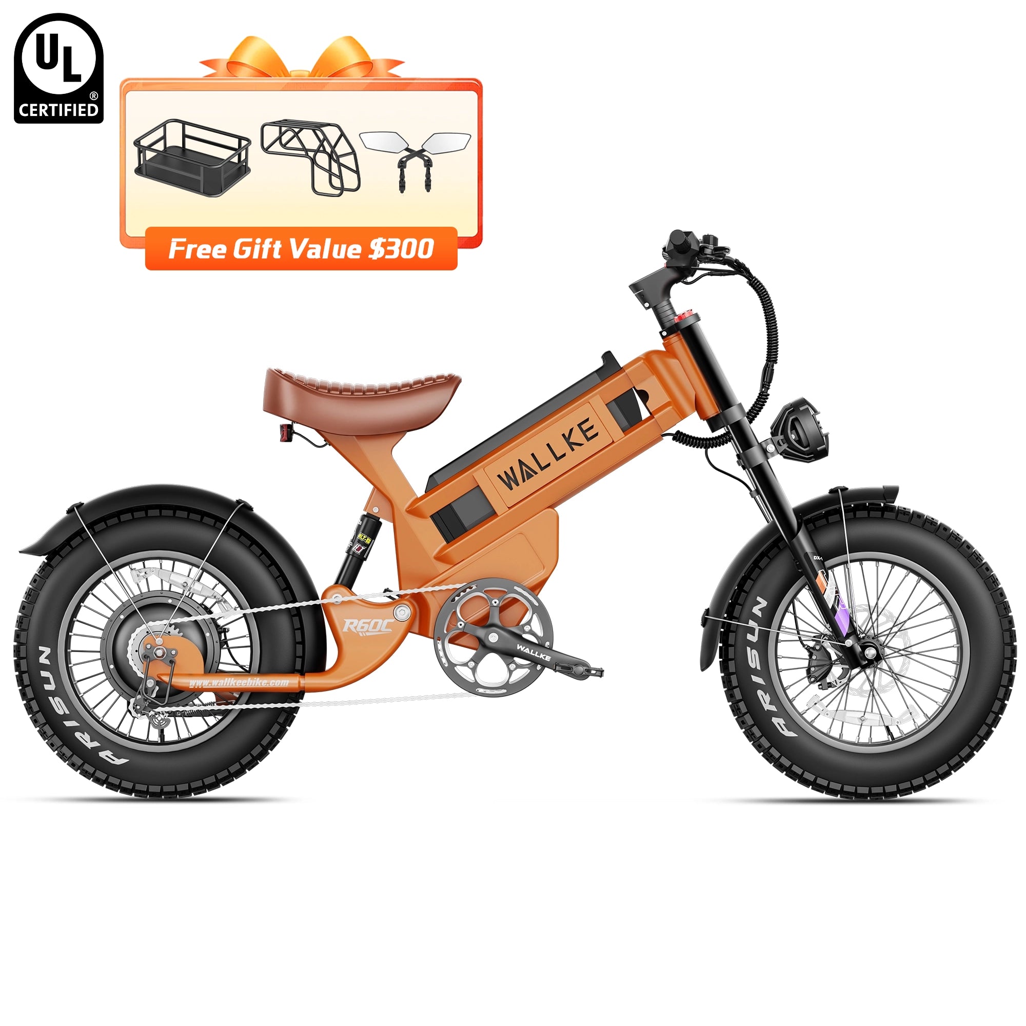 2026 Wallke Ravager 60V Series | 60V 70Ah Long-Range Electric Bike | Up to 180+ Miles | 150Nm Torque