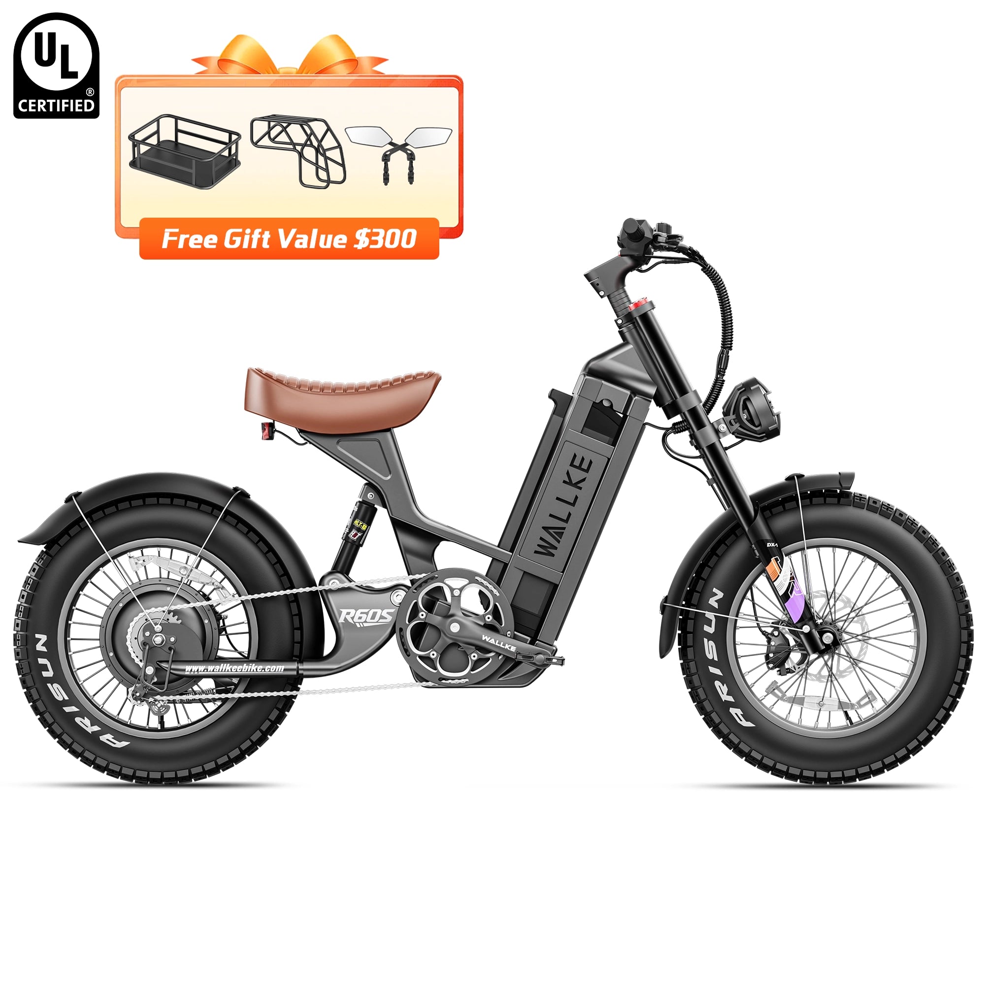2026 Wallke Ravager 60V Series | 60V 70Ah Long-Range Electric Bike | Up to 180+ Miles | 150Nm Torque