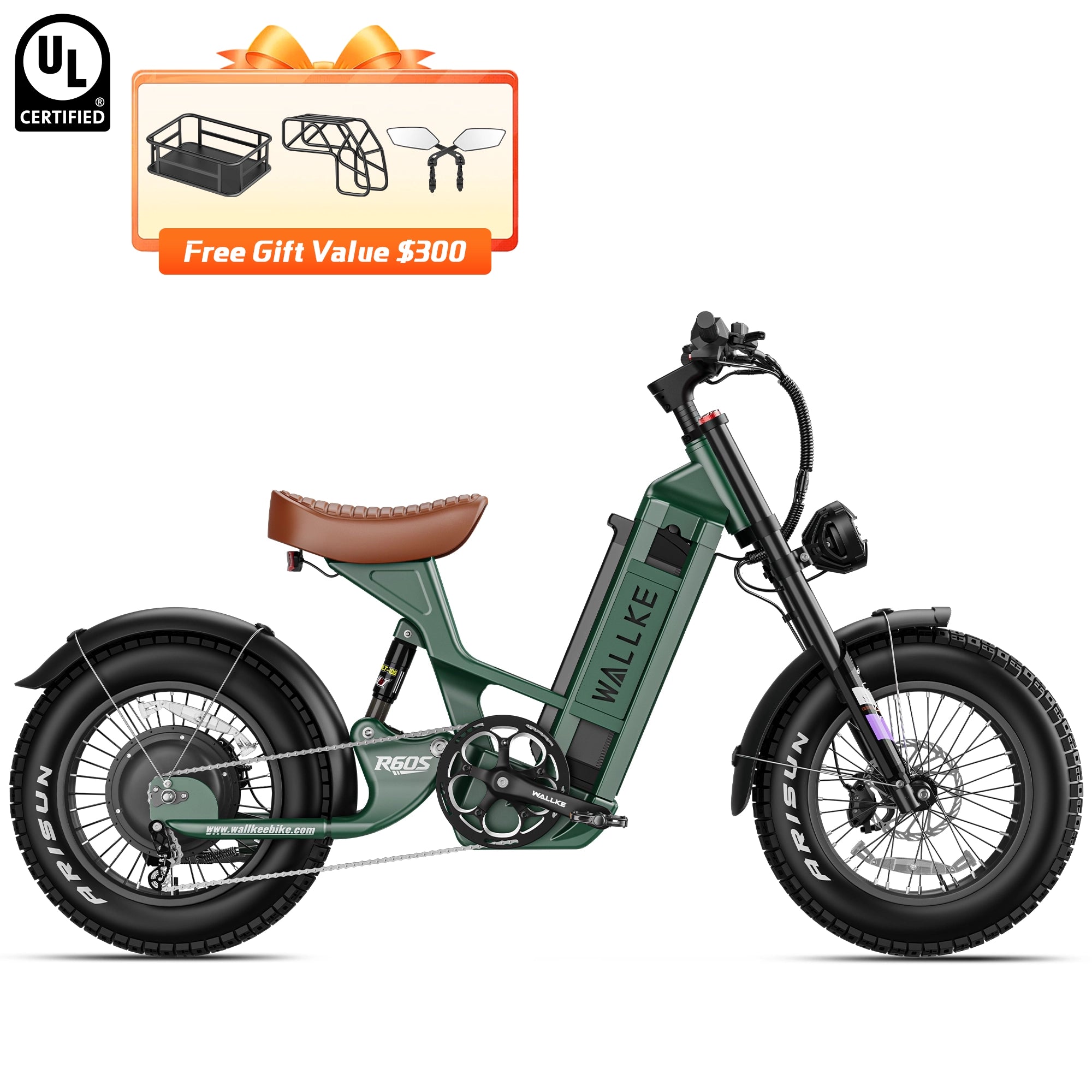 2026 Wallke Ravager 60V Series | 60V 70Ah Long-Range Electric Bike | Up to 180+ Miles | 150Nm Torque