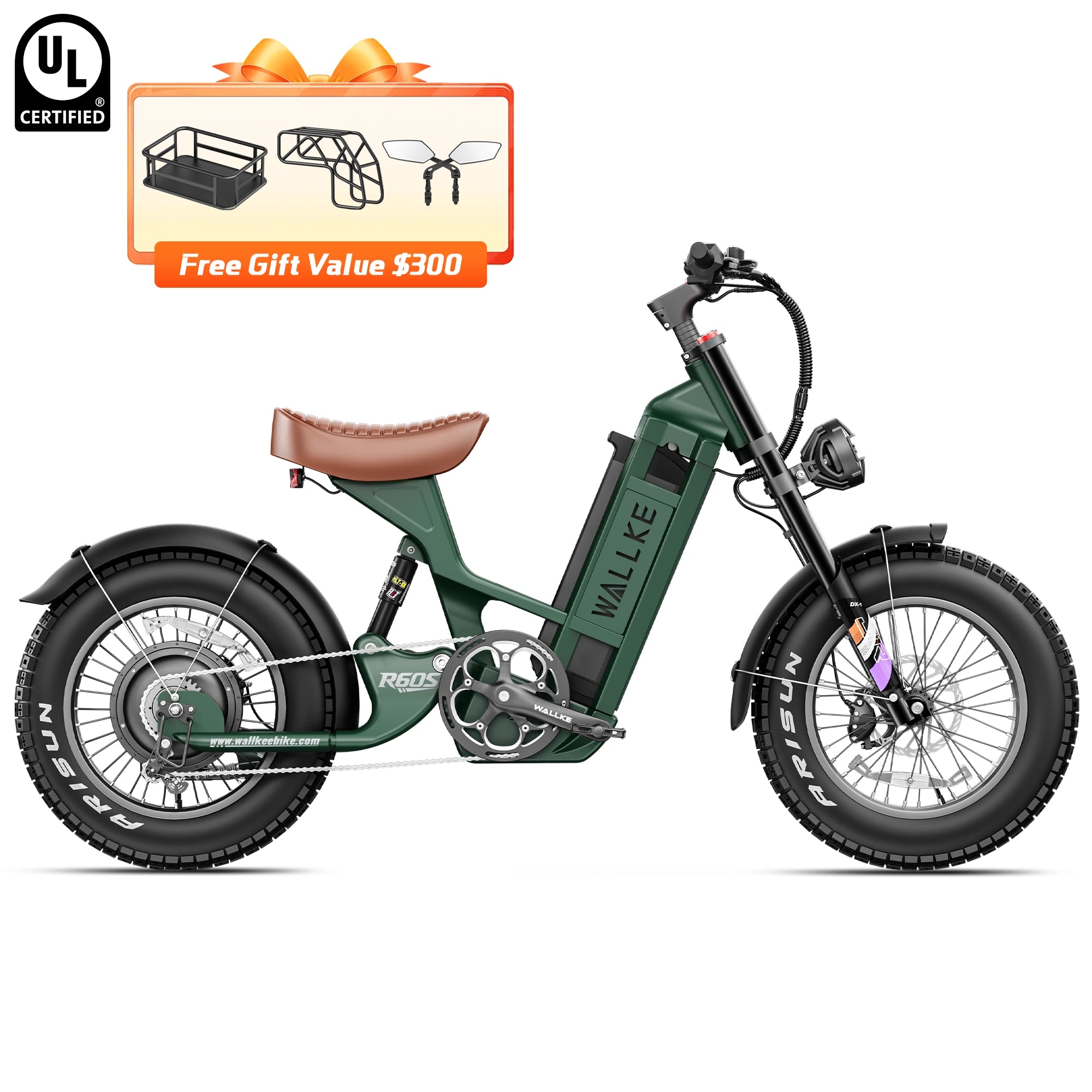2026 Wallke Ravager 60V Series | 60V 70Ah Long-Range Electric Bike | Up to 180+ Miles | 150Nm Torque