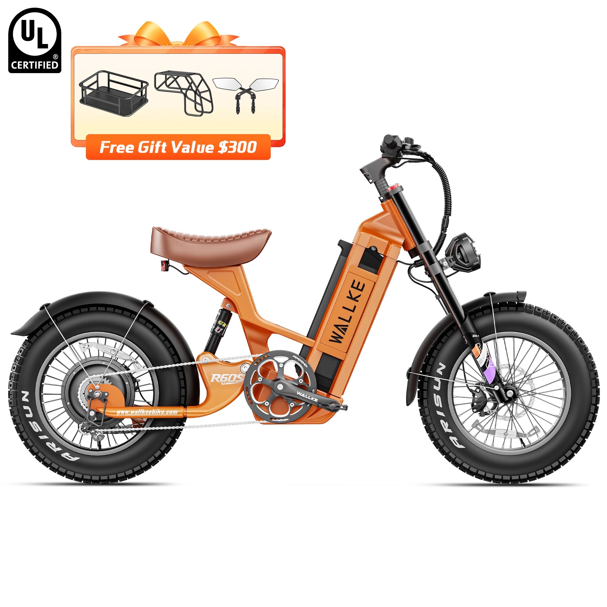 2026 Wallke Ravager 60V Series | 60V 70Ah Long-Range Electric Bike | Up to 180+ Miles | 150Nm Torque