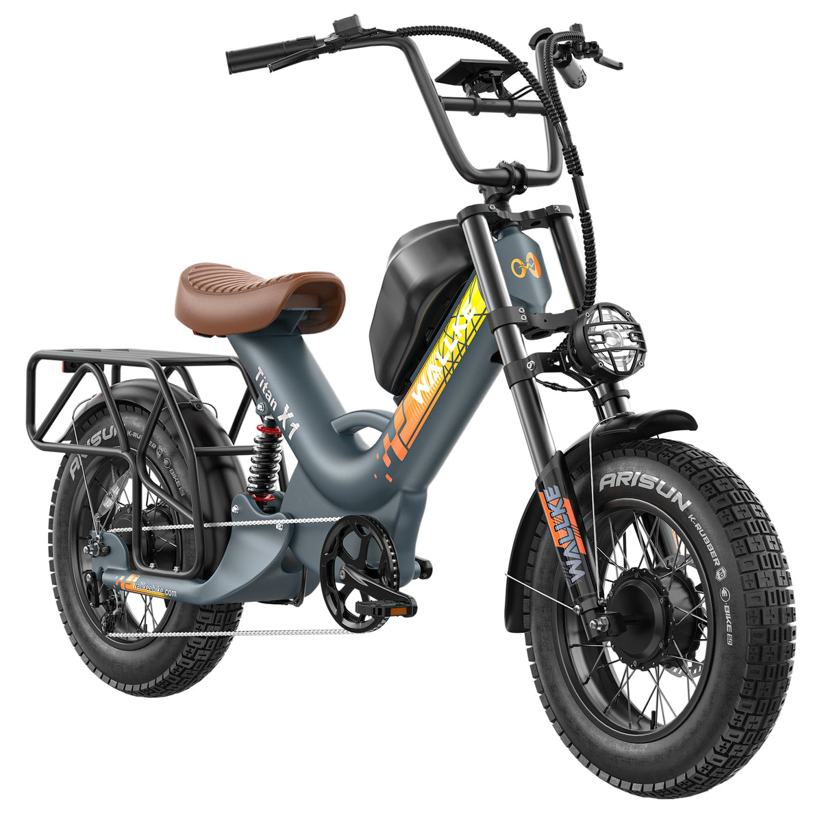 WALLKE Titan X1 AWD Dual-Motor Fat Tire Ebike | Up to 4000W Peak Power-PreOrder
