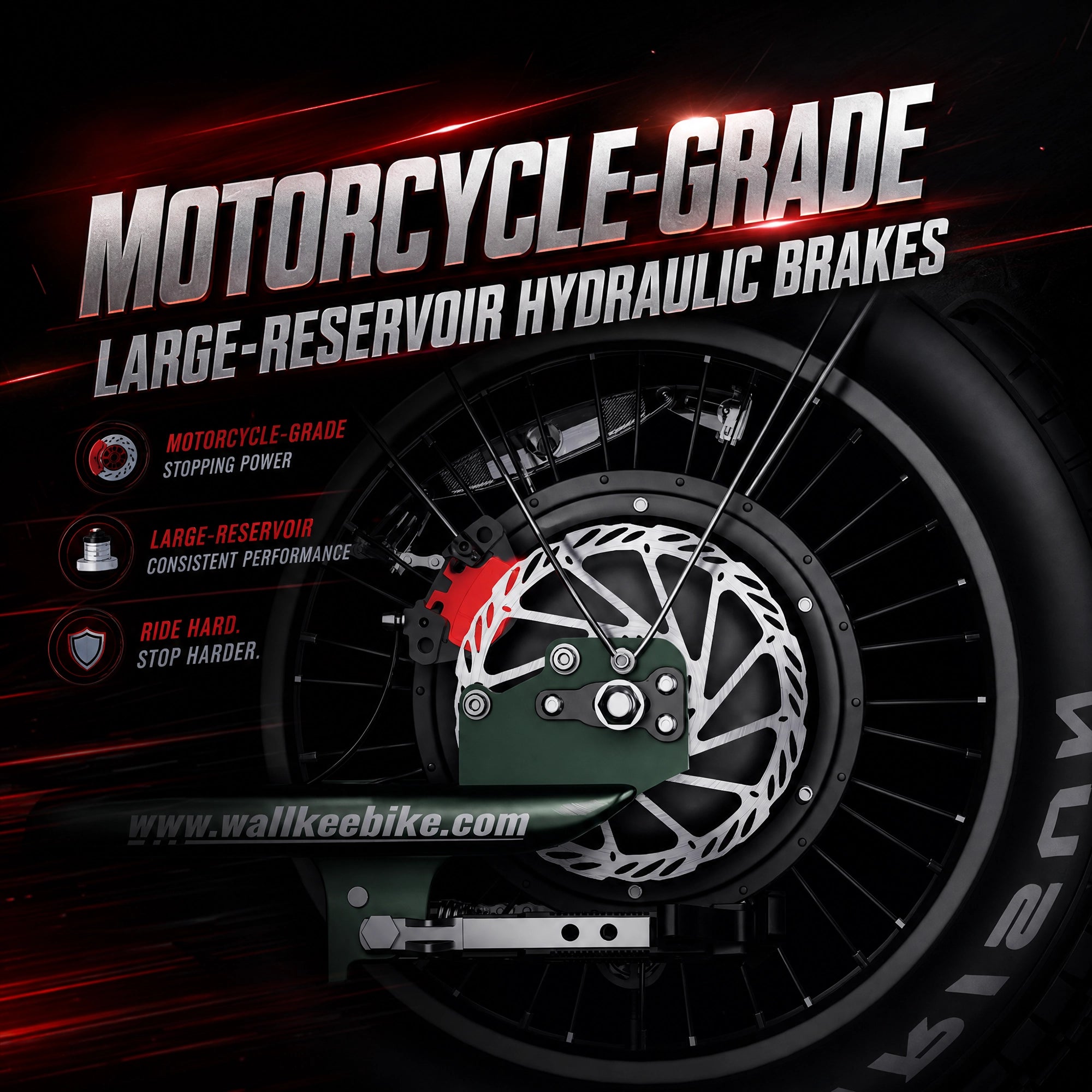 2026 Wallke Ravager 60V Series | 60V 70Ah Long-Range Electric Bike | Up to 180+ Miles | 150Nm Torque
