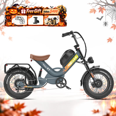 2027 WALLKE Titan X1 AWD Dual-Motor Fat Tire Ebike | Up to 4000W Peak Power-PreOrder