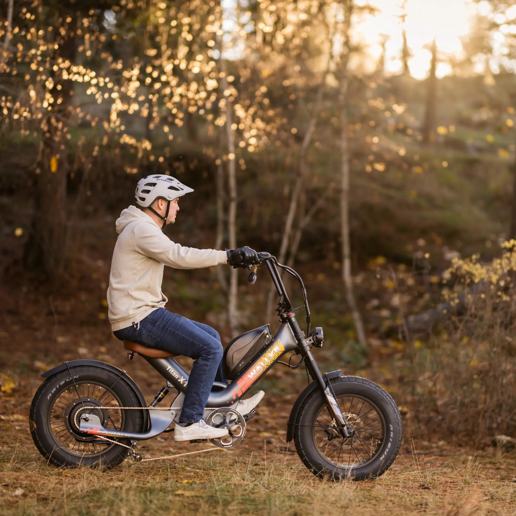 WALLKE Titan X1 Carbon Fiber Frame | 3800W Cruiser Ebike