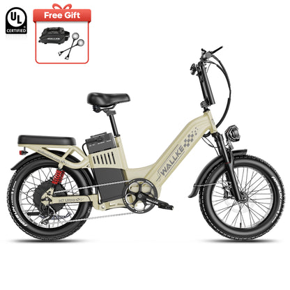2026 WALLKE H7 Ultra Step-Thru | 4000W Off-Grid Power Station E-Bike with Torque Sensor, 37mph Speed