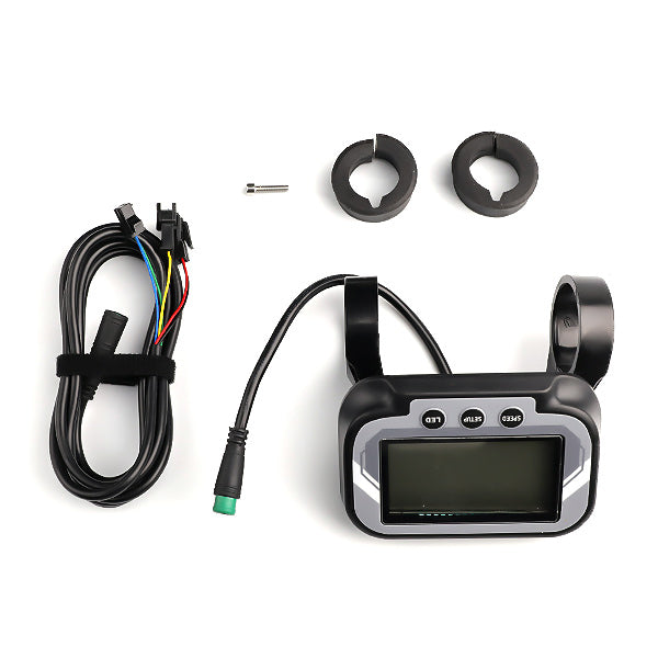 Electric bicycle-display, you can monitor your battery health, travel mileage, electric power, etc., to protect your health. For Wallke H6.Wallke H6S.Wallke H6 ST.Wallke H6 STL.Wallke X3 Pro
