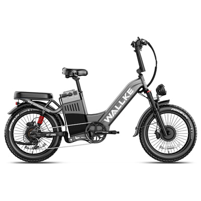 2026 WALLKE H7 Ultra Step-Thru | Off-Grid Power Station E-Bike with Torque Sensor, 37mph Speed