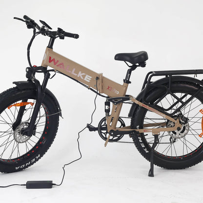 Convenient charging: 48V lithium-ion battery + 750W (1400W peak) power, making your riding more convenient