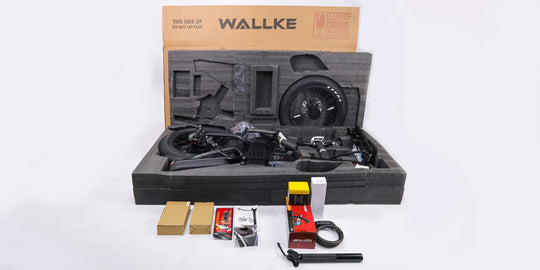 Wallke E-bike H6-electric bicycle, equipped with two-way light effect, make you ride safer at night