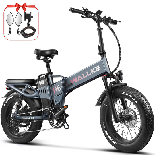 Wallke E-bike H6 has a cruising range of 80-170 miles, so you don’t have to worry about battery life anymore