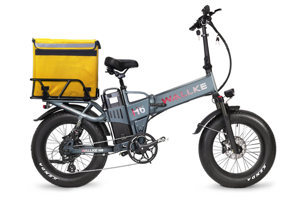Wallke E-bike H6 - Equipped with double rear suspension and two 35AH battery capacity - provide better battery life - safe riding