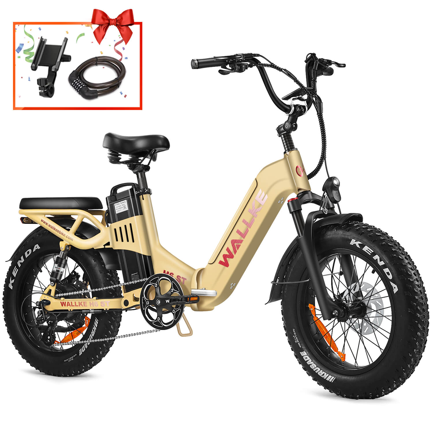 Wallke folding best sale 750w electric bike