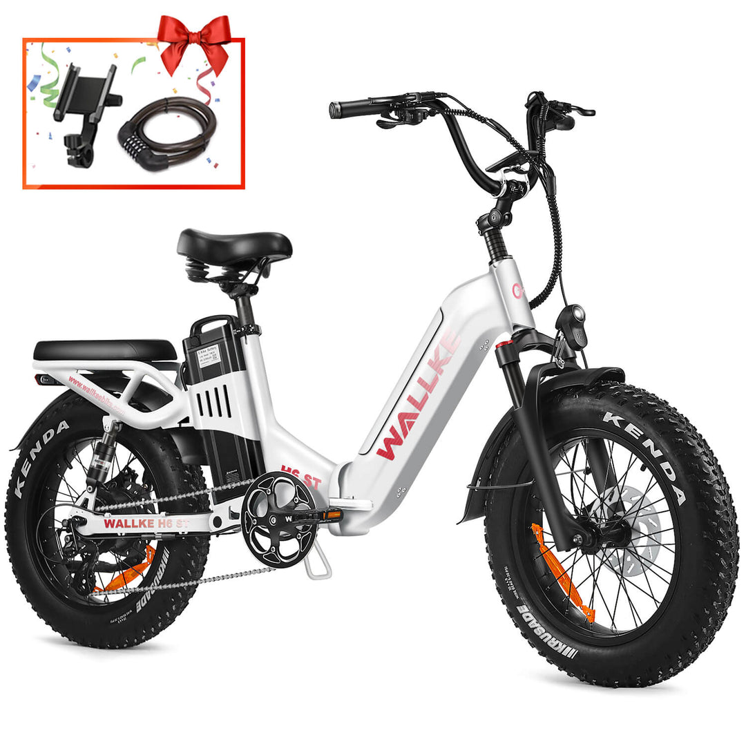 Wallke Electric Bike H6-Step-Thru is the king of e-bikes - with long range and hill-climbing capabilities